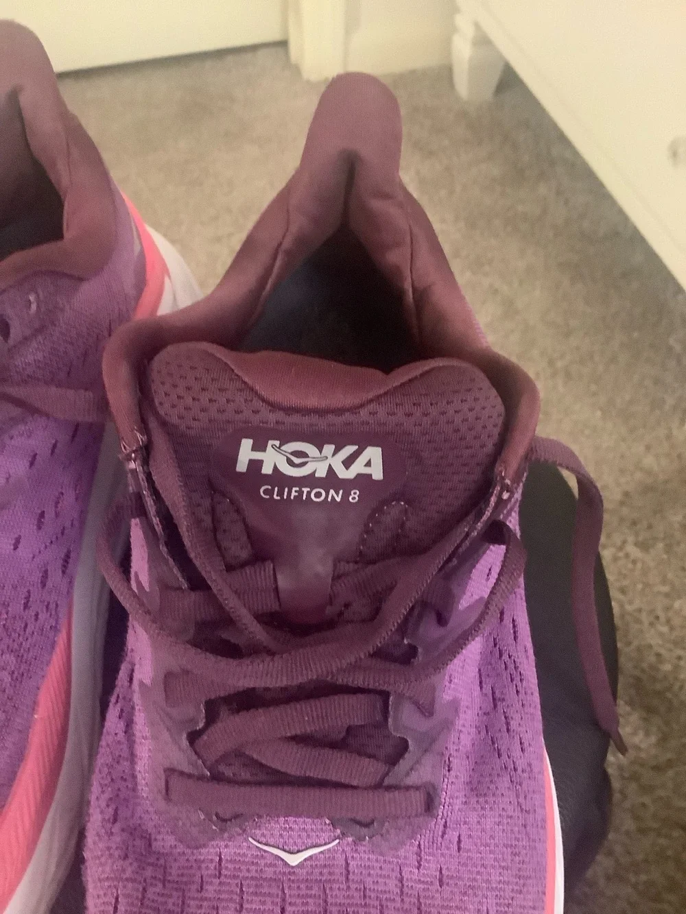 Hoka clifton pink